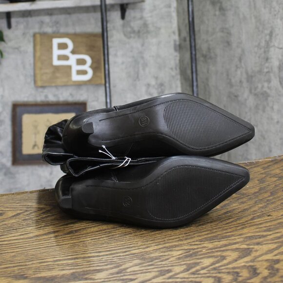 Universal Thread Womens Kendra Kitten Heel Tall Dress Boots 90511058 Black 6.5M - Picture 6 of 10